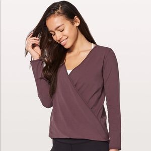 Lululemon full freedom long sleeve purple size 10